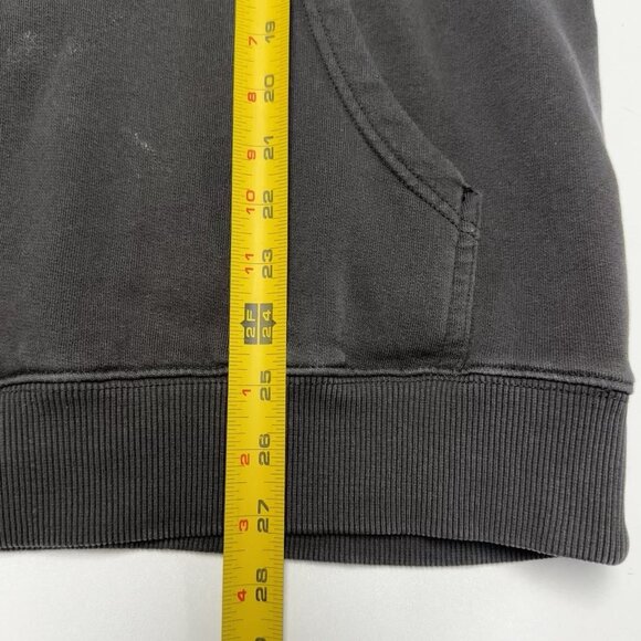 RVCA Hoodie Sweatshirt Mens Medium Faded Black Surf Skate - Picture 16 of 16